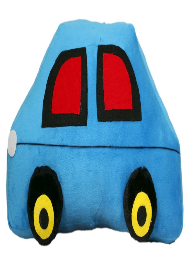 تيكلز وسادة ناعمة محشوة بتصميم سيارة من القطيفة (الحجم: 45 سم، اللون: أزرق وأحمر) - Image 1